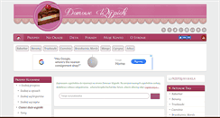 Desktop Screenshot of domowe-wypieki.pl